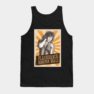 Vintage Aesthetic Jennifer Beals // flashdance Tank Top